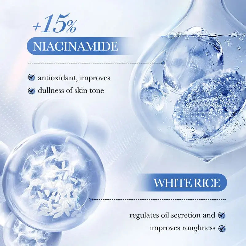 Creme Facial Hidratante Profundo – Iluminador com Niacinamida e Arroz (50g)